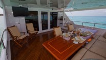 CHASING DAYLIGHT -  Aft Deck Al Fresco Dining